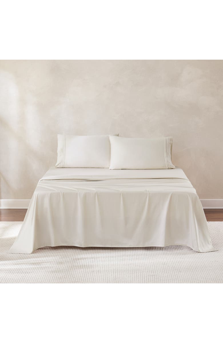 Chuks Collins x Lush Decor Pleat Cotton Sheet Set, Main, color, 