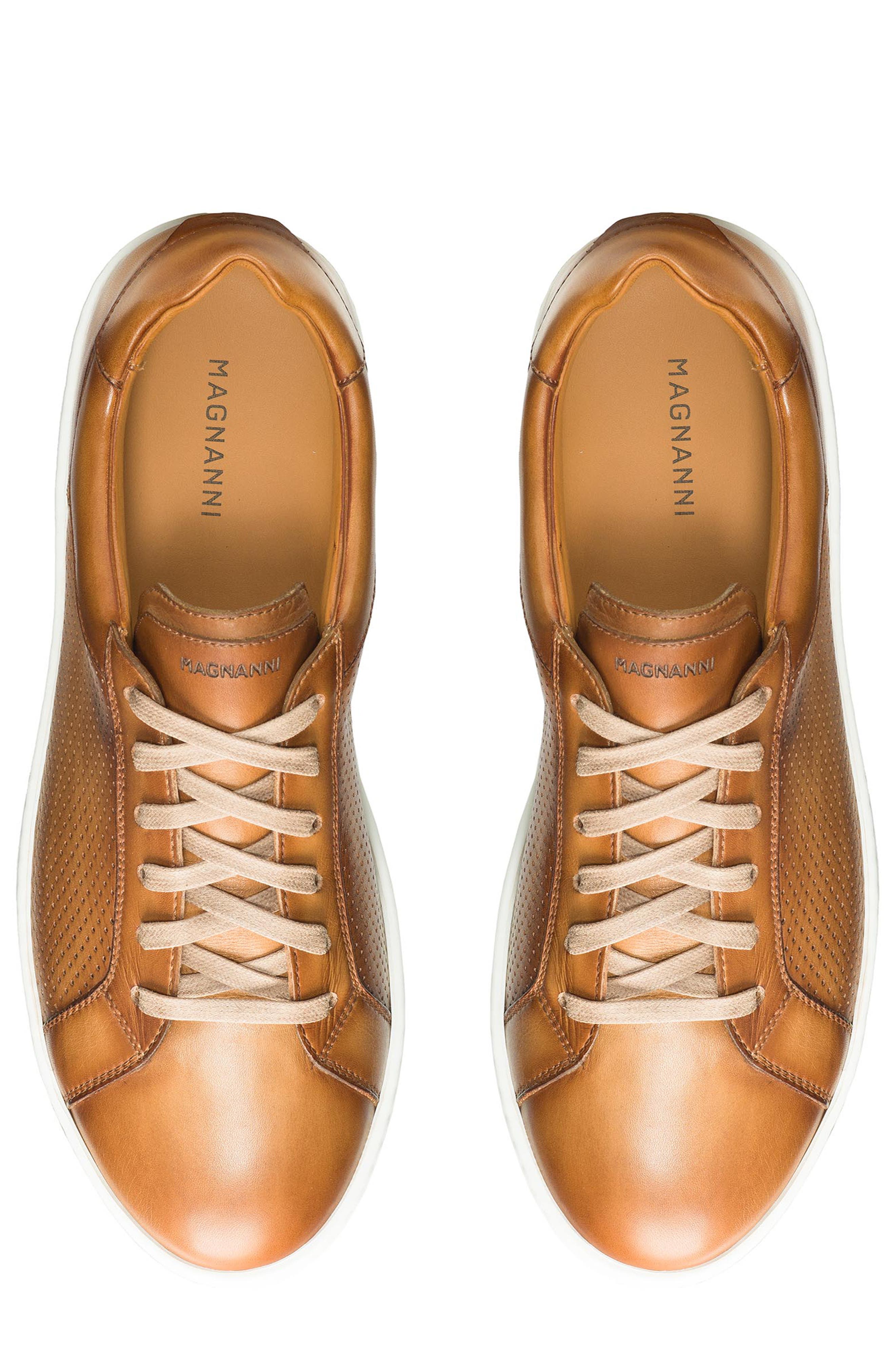 Costa Perforated Sneaker, Alternate, color, TAUPE