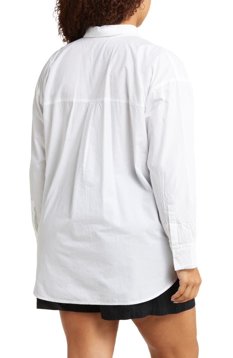 Melrose and Market Collared Poplin Shirt, Alternate, color, 