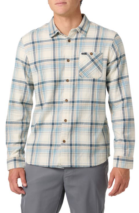 Redmond Plaid Flannel Button-Up Shirt