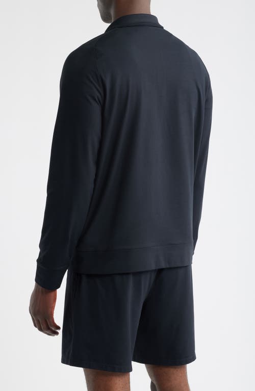 Zella Live In Performance Quarter Zip Pullover In Blue