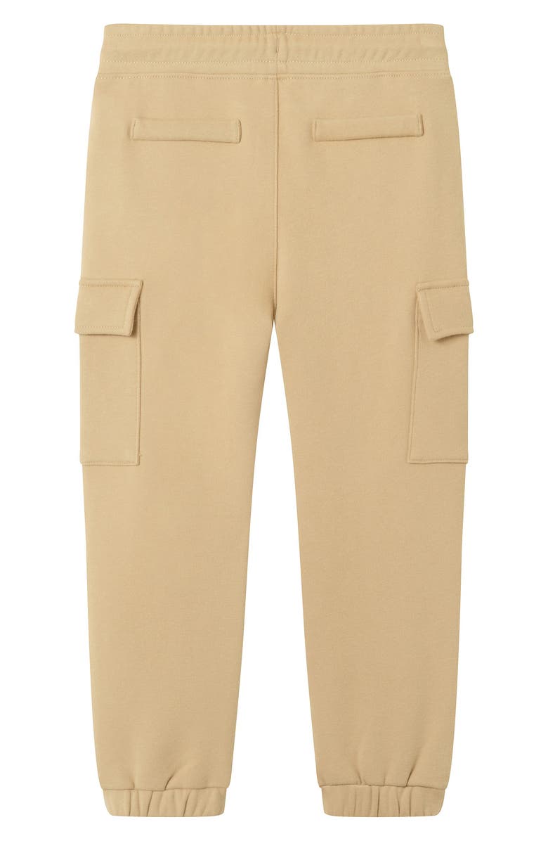 Andy & Evan Kids' Bulldog Patch Hoodie & Joggers Set, Alternate, color, Beige Bulldog