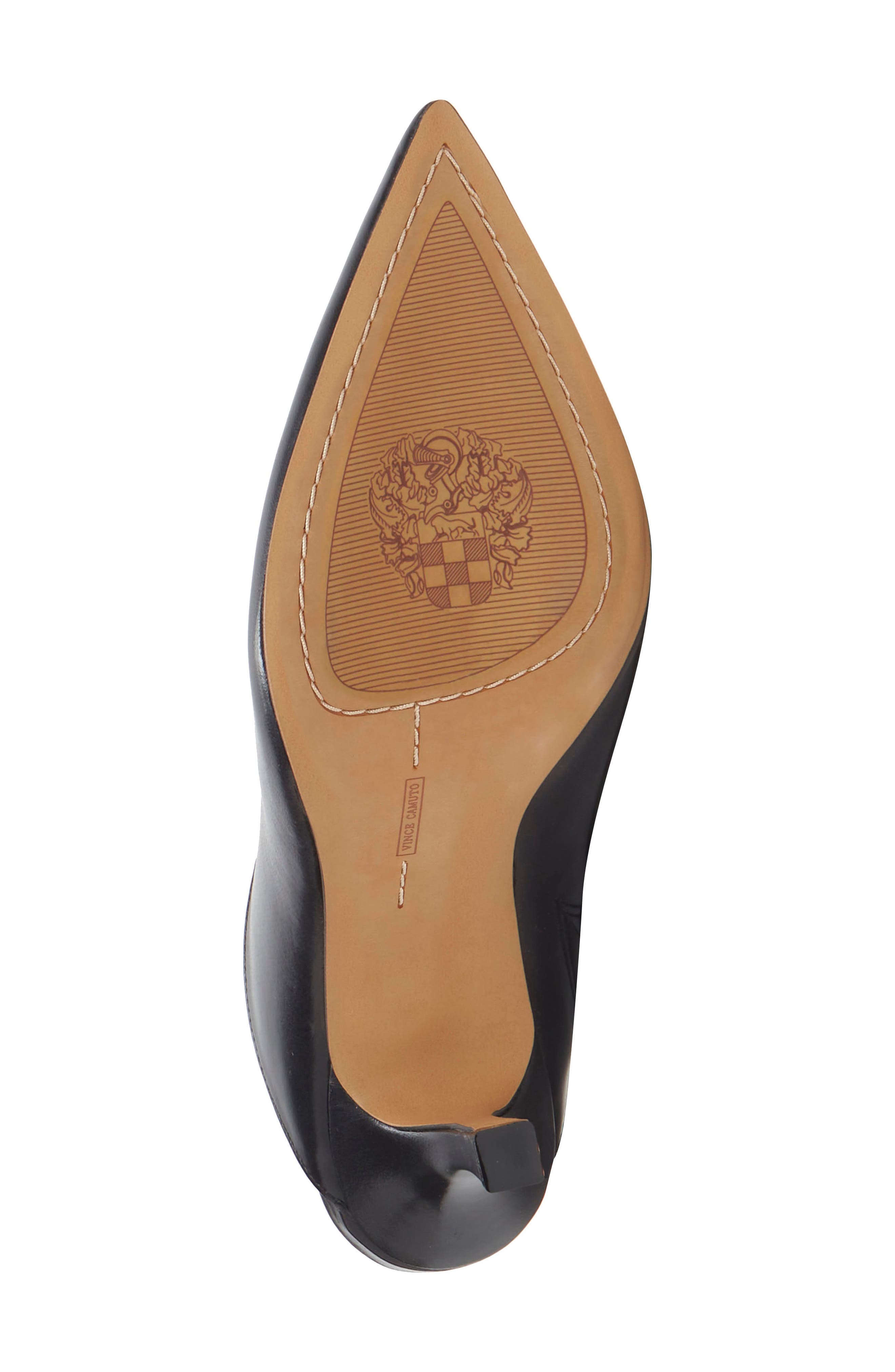 Aminnie Leather Mule, Alternate, color, BLACK LEATHER