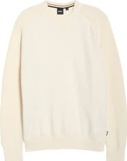 BOSS Hero Wool Crewneck Sweater