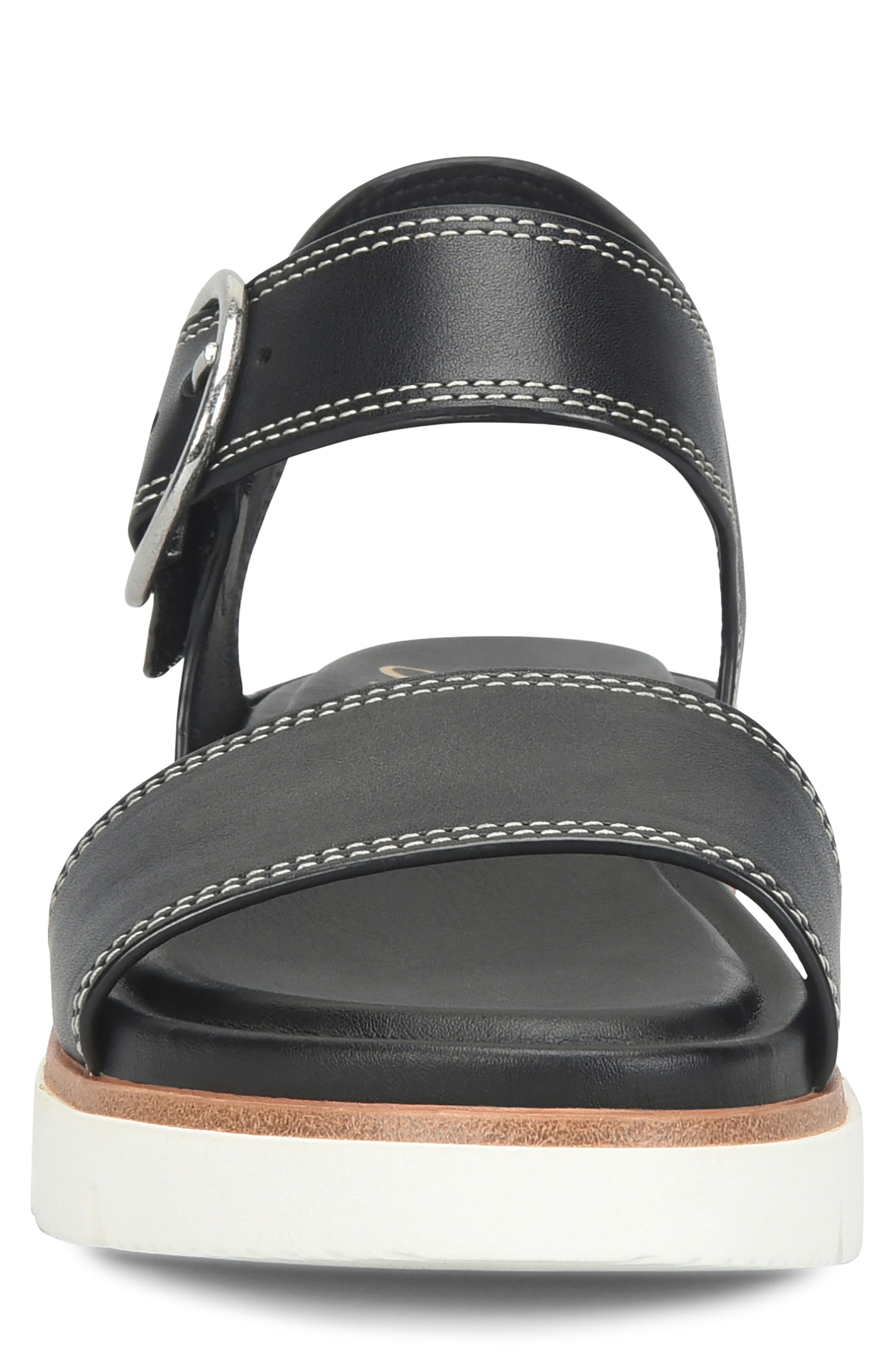 Söfft Gweneth Ankle Strap Platform Sandal, Alternate, color, Black