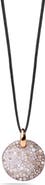 Pomellato Sabbia White & Brown Diamond Pendant Necklace
