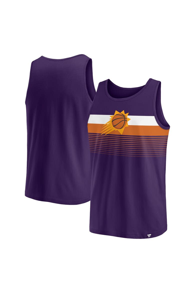 Men's Fanatics Branded Purple Phoenix Suns Wild Game Tank Top, Alternate, color, Purple