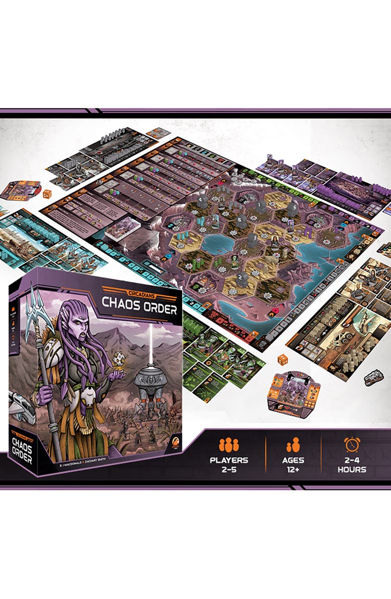 Renegade Game Studios Circadians Chaos Order Strategy Boardgame, Alternate, color, Multicolored