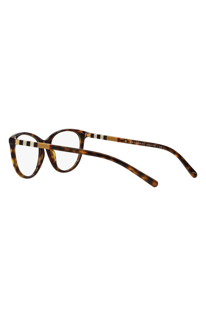 Burberry 52mm Square Optical Glasses, Alternate, color, Dark Havana