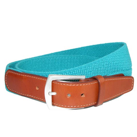Men's Newport Pique Cotton Woven Elastic Belt