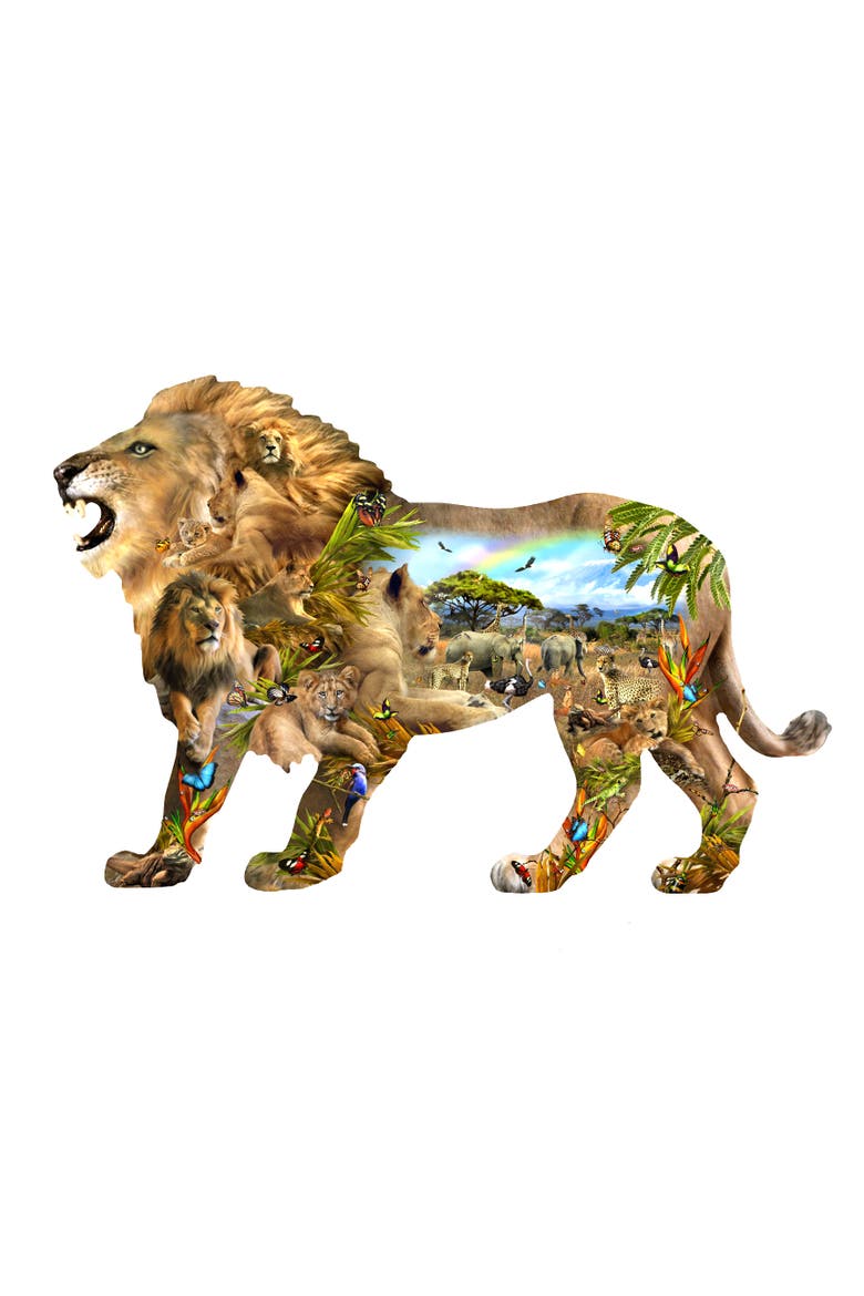 The Overseer 1000 piece Jigsaw Puzzle for Adults Shaped, Alternate, color, Multicolor