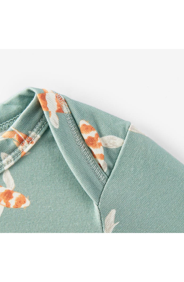 Milkbarn Cotton Stretch One Piece, Alternate, color, Swimming Koi