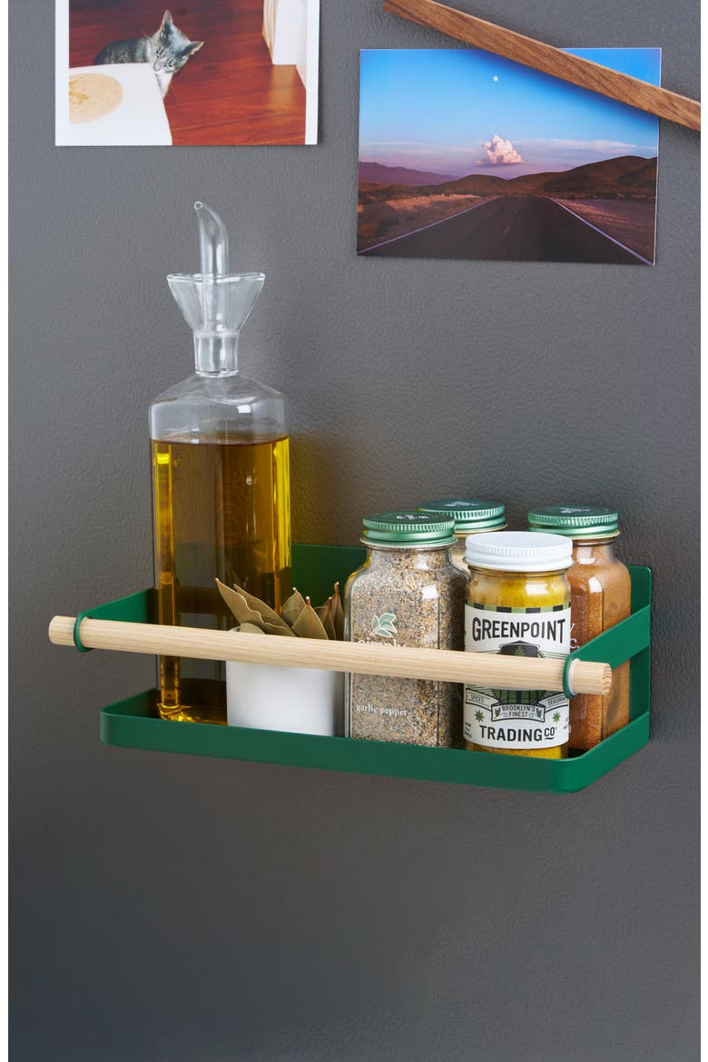 Magnetic Storage Caddy, Alternate, color, FOREST GREEN