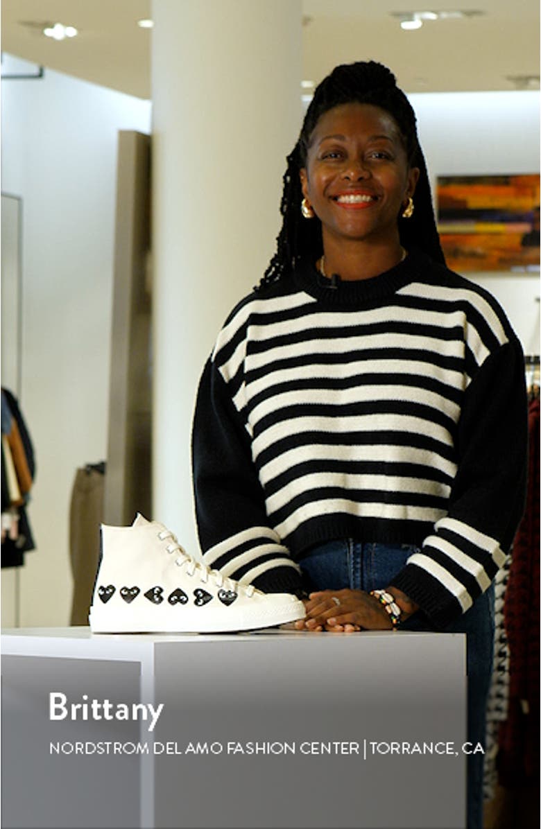 x Converse Gender Inclusive Chuck Taylor<sup>®</sup> Heart High Top Sneaker, sales video thumbnail