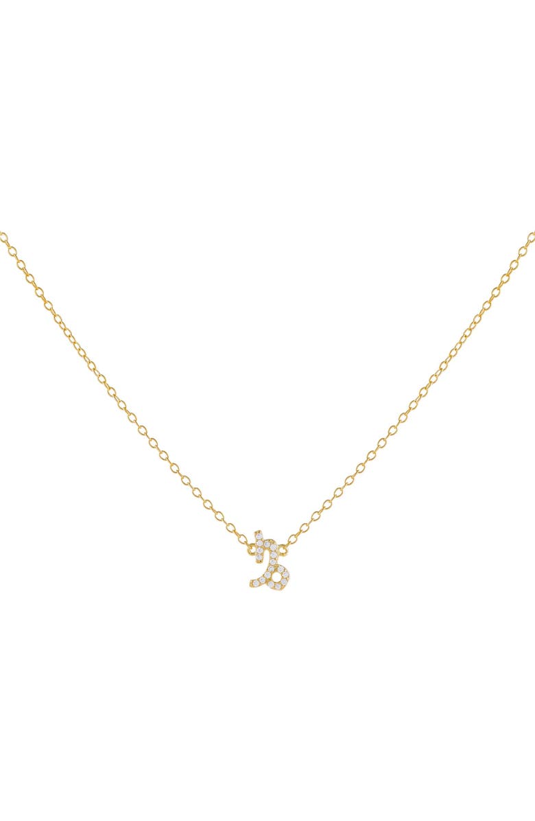 BY ADINA EDEN Pave Zodiac Necklace, Main, color,