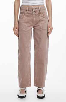 Desigual Straight Leg Ankle Jeans