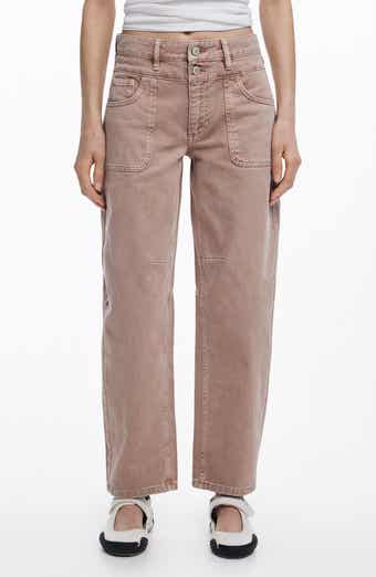 Desigual Straight Leg Ankle Jeans