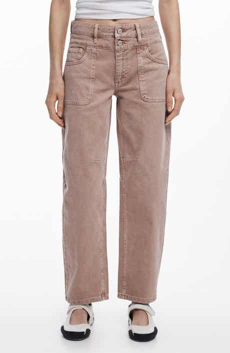 Desigual Straight Leg Ankle Jeans