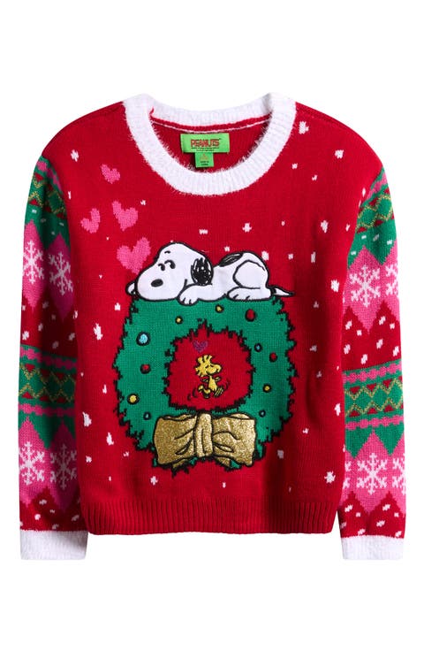 Kids' Christmas Snoopy Love Sweater (Big Kid)