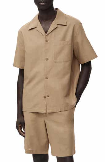 Oversize Cotton & Linen Camp Shirt