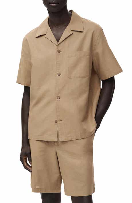 Oversize Cotton & Linen Camp Shirt