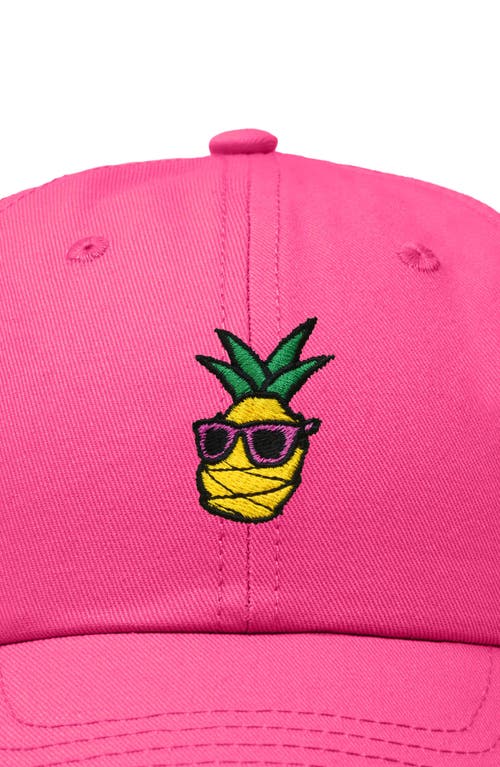 DALIX DALIX PINEAPPLE EMBROIDERED DAD HAT 