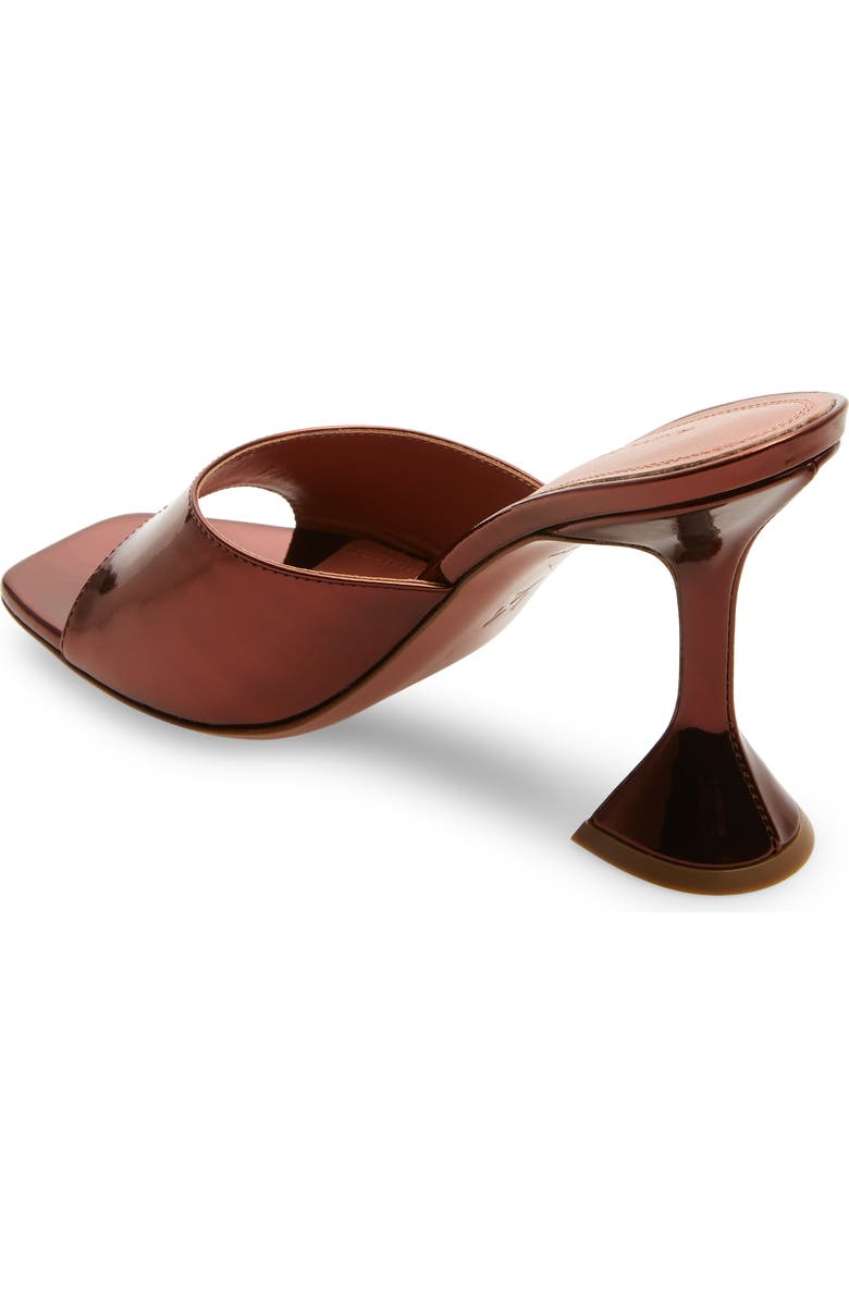 Amina Muaddi Lupita Metallic Slide Sandal, Alternate, color,