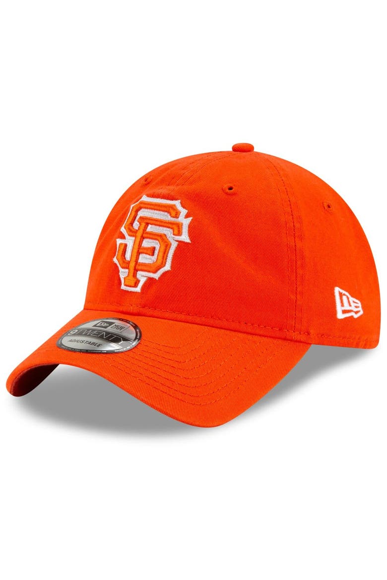 Men's New Era Orange San Francisco Giants 2021 City Connect 9TWENTY Adjustable Hat, Main, color, Orange