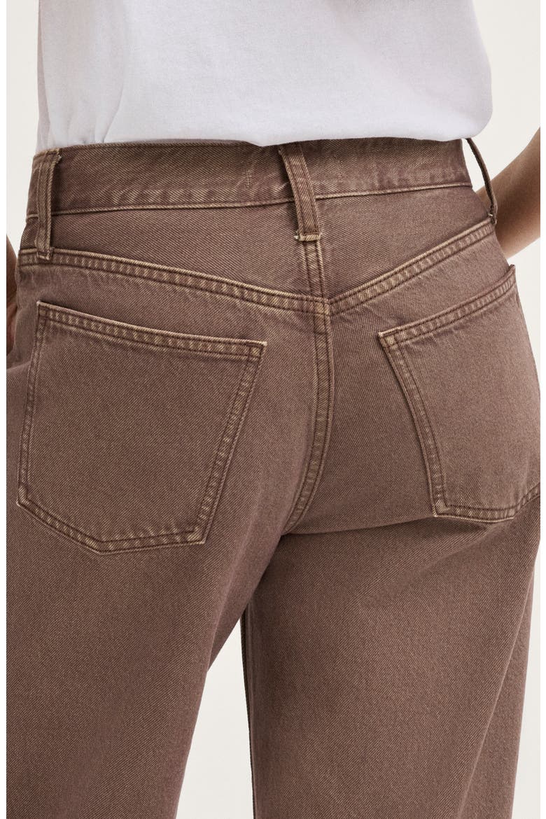 Low Slung Baggy Jeans, Alternate, color, DARK CHESTNUT