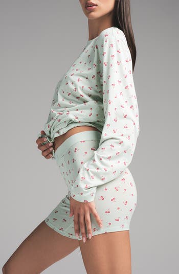 Long Sleeve T-Shirt & Boxer Pajama Set
