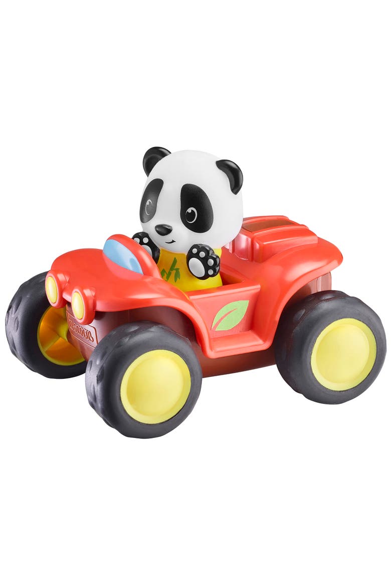 Quad Red Atv Bike & Panda Figure, Pop Storage Trunk, Alternate, color, Multicolored