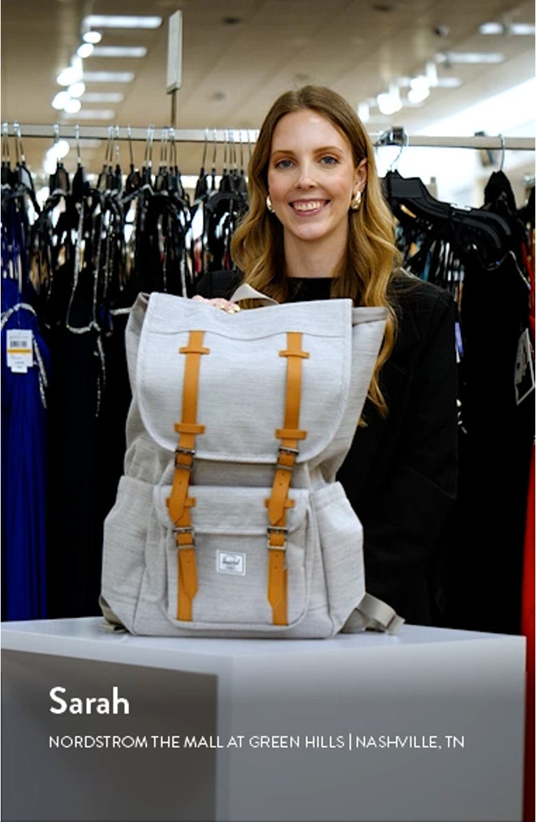Little America Recycled Polyester Backpack, sales video thumbnail