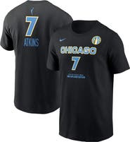 Nike Men's Nike Ariel Atkins Black Chicago Sky Explorer Edition Name & Number T-Shirt