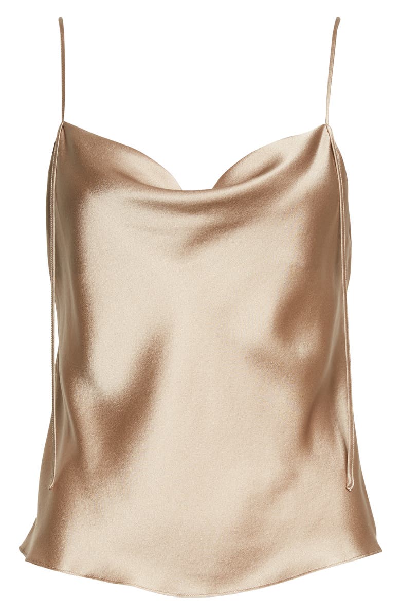 Vince Draped Silk Camisole, Alternate, color,