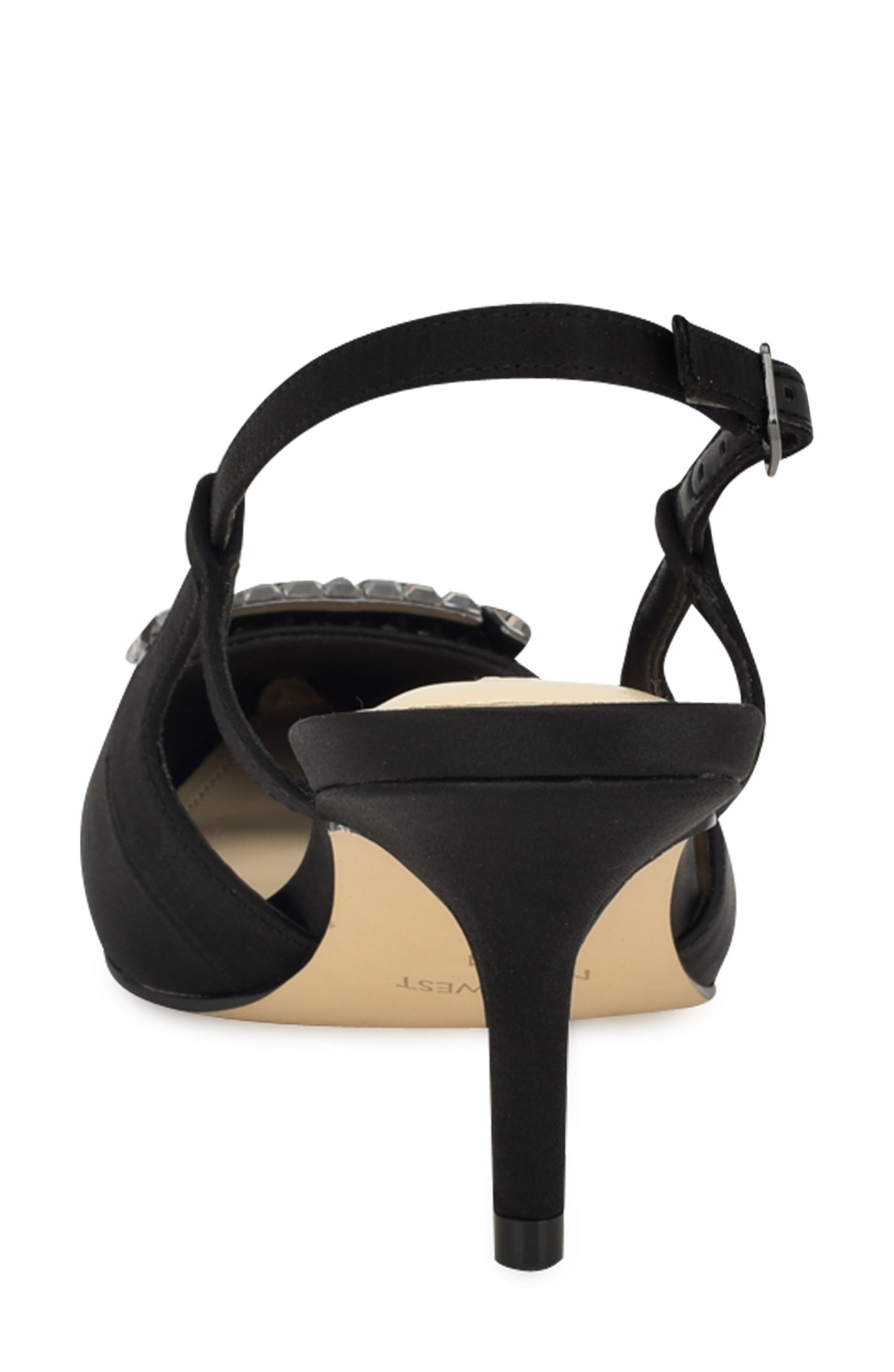 Nine West Aimey Slingback Pointed Toe Pump, Alternate, color, 