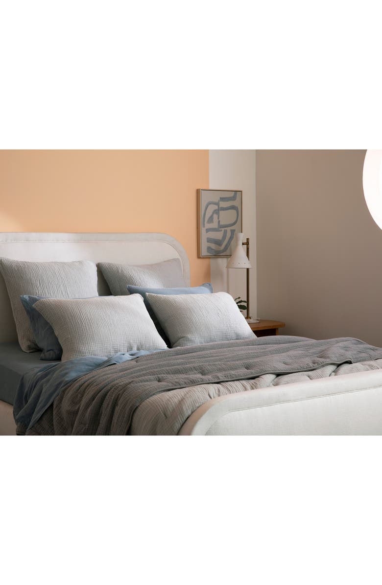 Parachute Cloud Organic Cotton Quilt, Alternate, color, Steel And Smoke