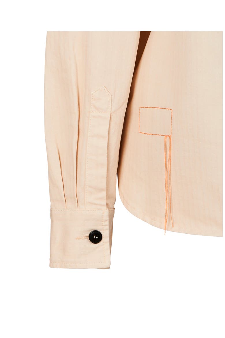 Bonniet Herringbone Shirt, Alternate, color, OFF WHITE