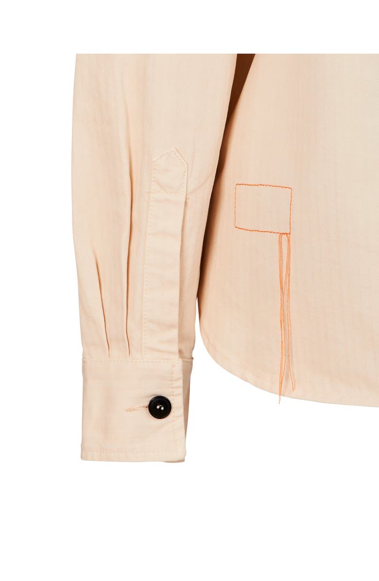 Fortela Bonniet Herringbone Shirt, Alternate, color, Off White
