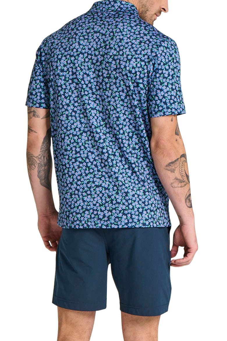 Lily Lilac Floral Performance Golf Polo, Alternate, color, LILY LILAC