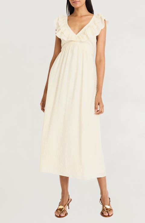 Whimsy Tie Back Woven Dress