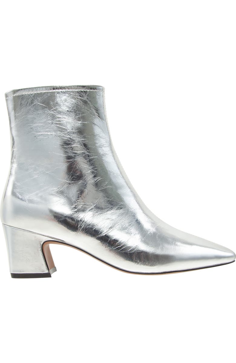 Linea Paolo Wrenly Block Heel Bootie, Alternate, color, Silver