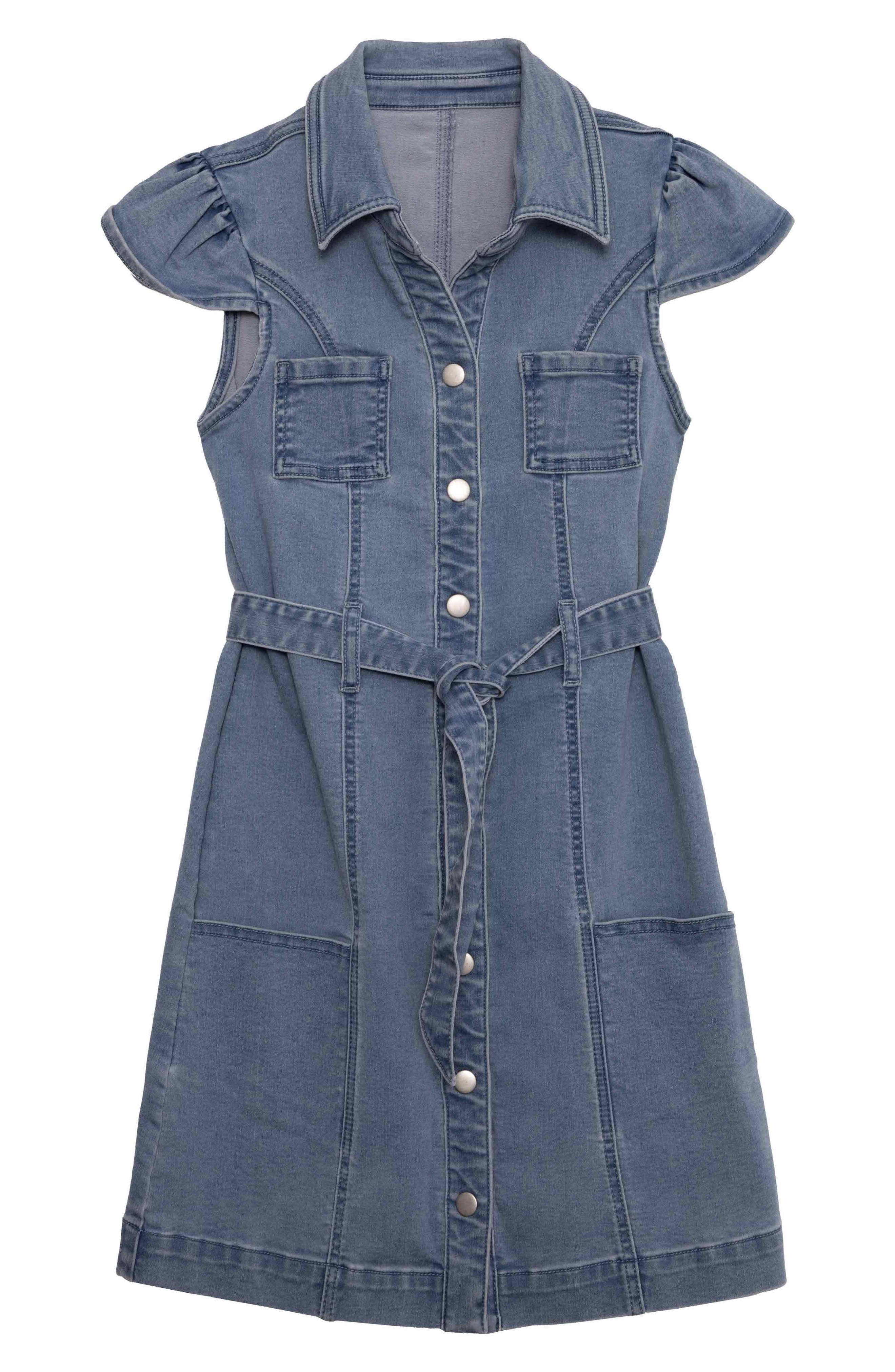 Kids' Denim Shirtdress