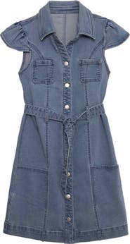 Speechless Kids' Denim Shirtdress