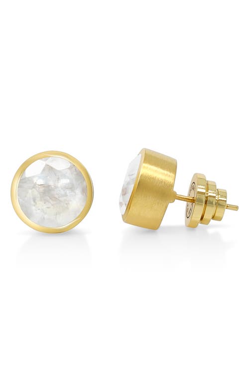 Dean Davidson Signature Large Moonstone Stud Earrings In Gold