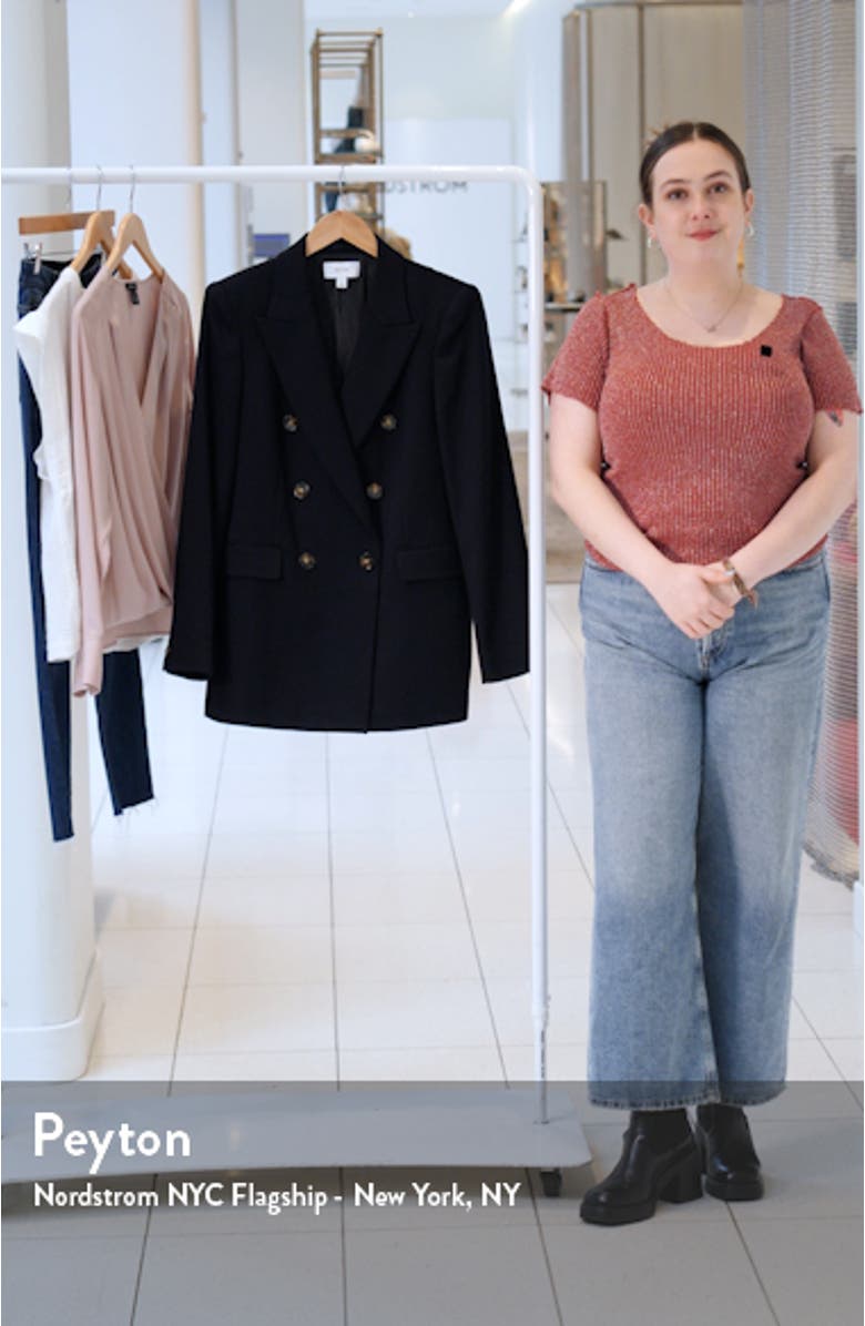 Lana Wool Blend Blazer, sales video thumbnail