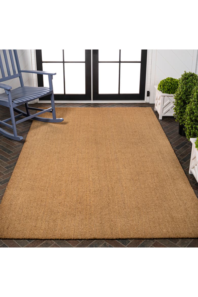 Peater Classic Casual Commerical Natural Coir Mat Indoor/Outdoor, Alternate, color, Light Brown