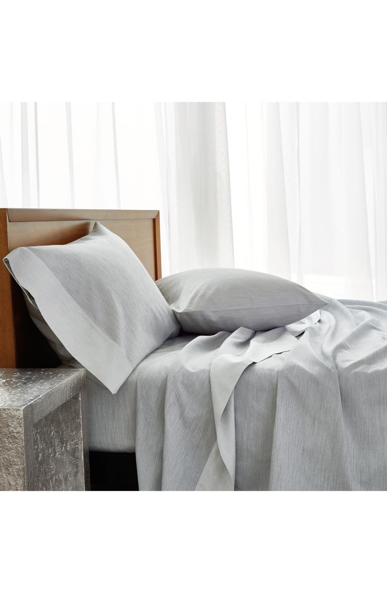 Michael Aram Striated Band 400 Thread Count Fitted Sheet, Alternate, color, 