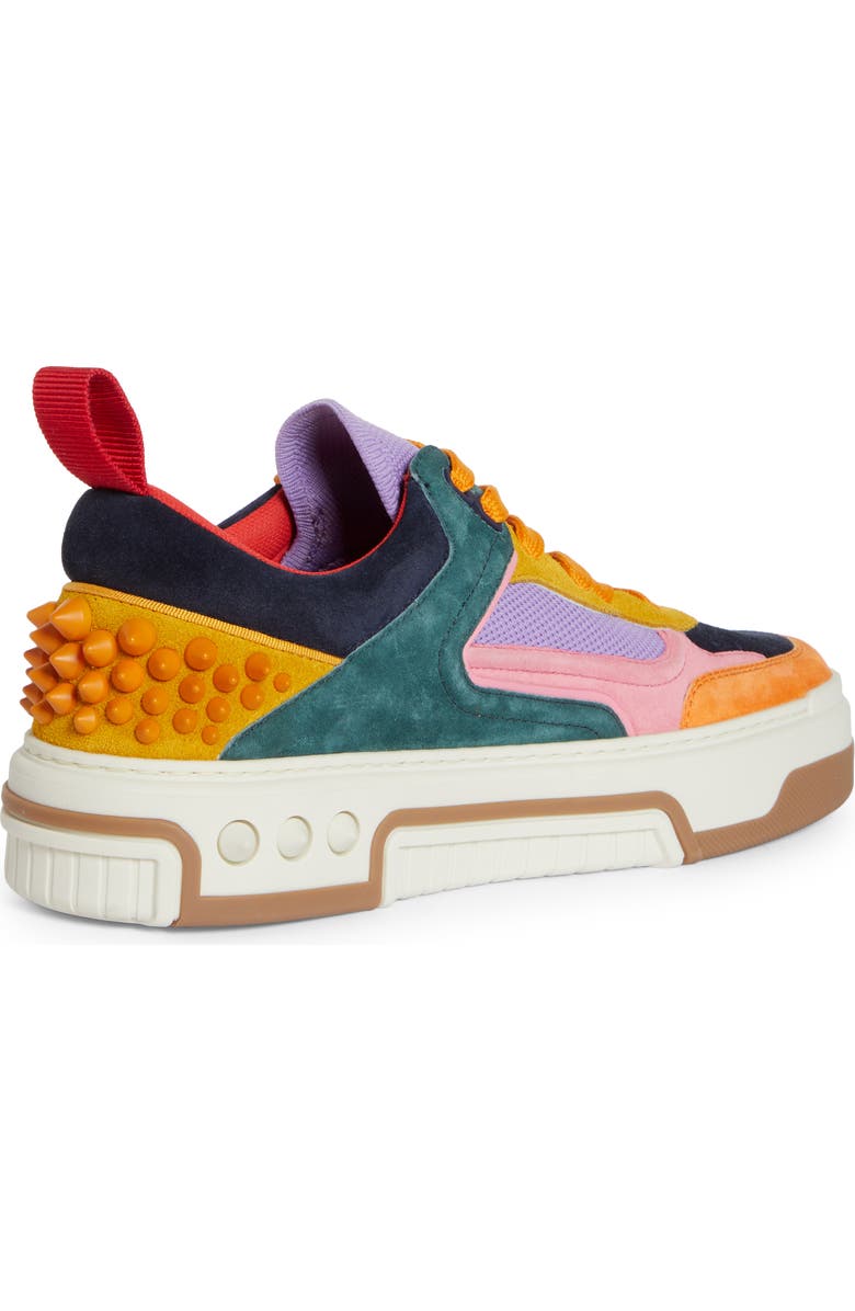 Christian Louboutin Astroloubi Mixed Media Low Top Sneaker, Alternate, color,