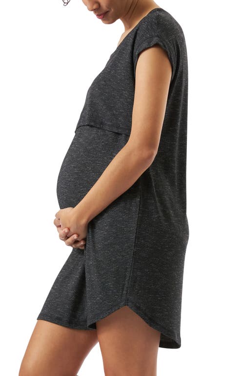Ripe Maternity Dreamy Lounge Nursing Dress In Gray