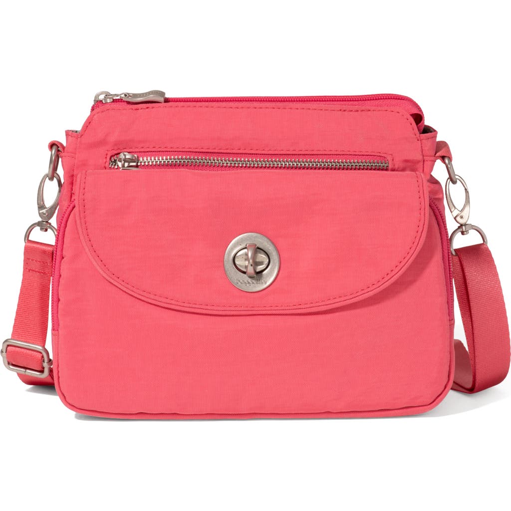 Baggallini Calais Crossbody Bag In Flamingo